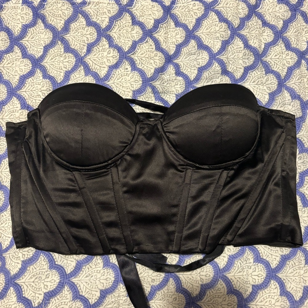 Princess Polly black corset top